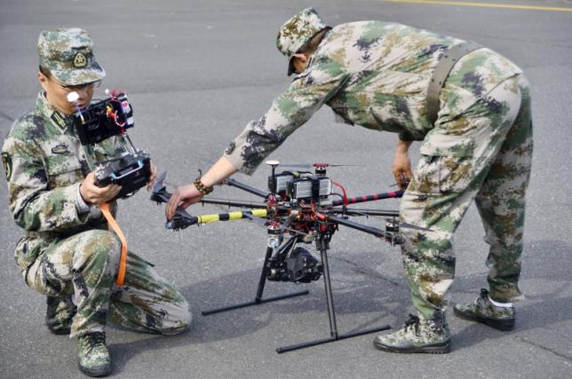 China air force uses drone for first time in Xinjiang quake