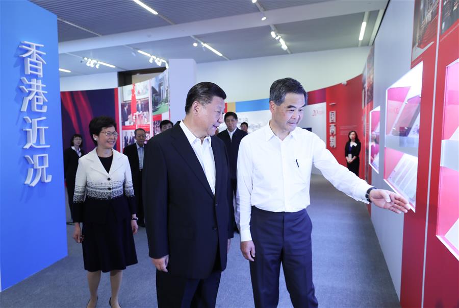 Xi: "One country, two systems" the best arrangement for HK