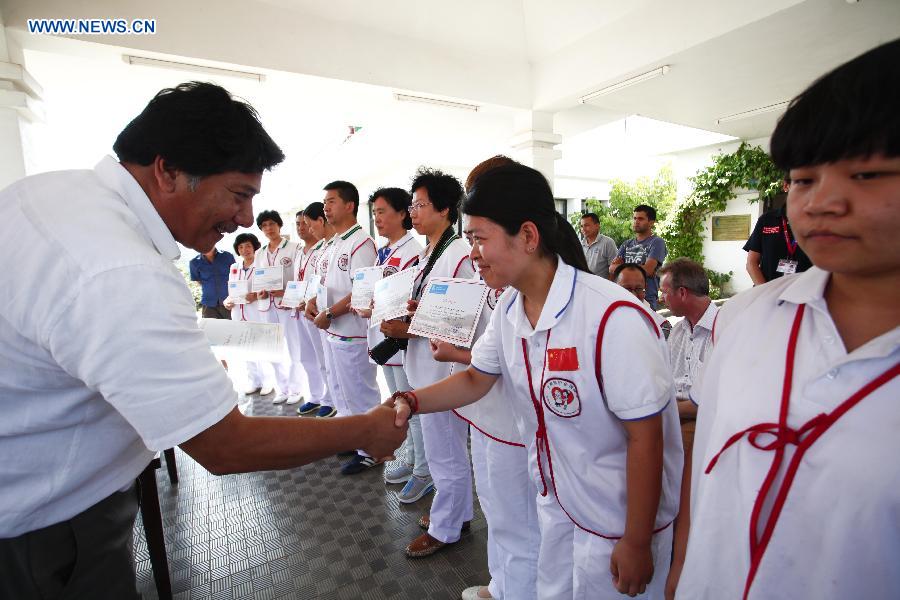 NEPAL-KAVRE-CHINA-AID-DONATION CEREMONY