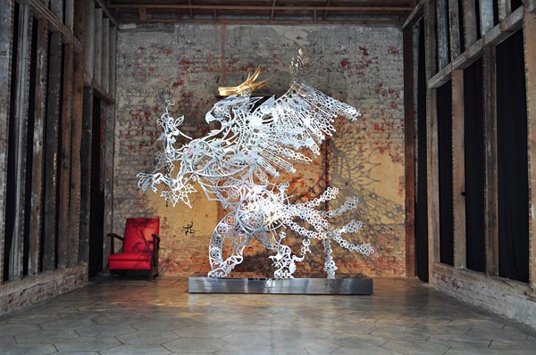 Taiwan artist on Plato, scrap metal and history