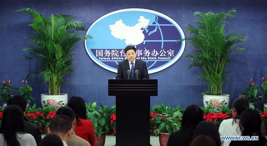 Mainland spokesperson rebukes de-sinicization activities in Taiwan