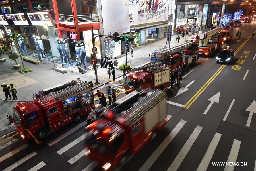 1,000 evacuated after fire at Taipei cinema