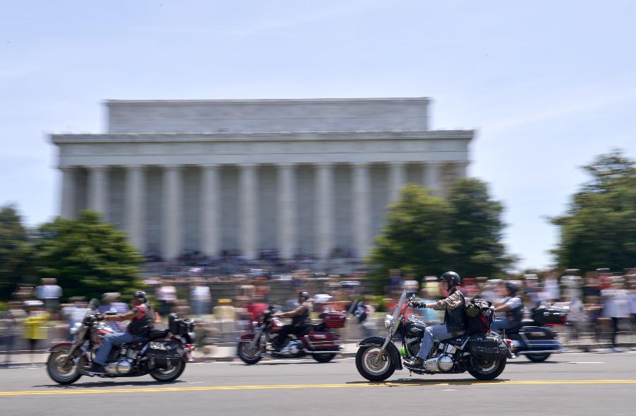 US-WASHINGTON-MEMORIAL DAY-ROLLING THUNDER